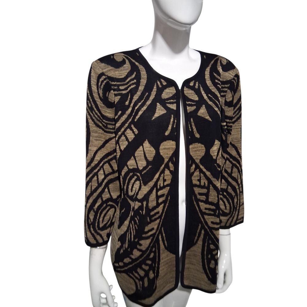 Misook Luxury Women's size Large Old Money Prep Country Club Classic Cardigan‎